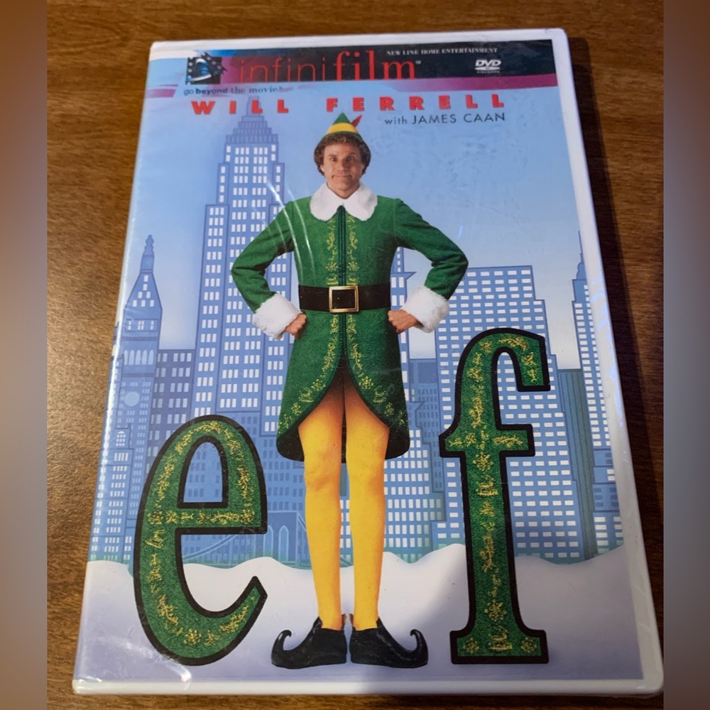 Elf DVD Movie Starring Will Farrell PG - NWT